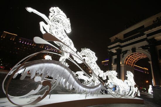 Opening of "The Journey to Christmas" festival in Moscow