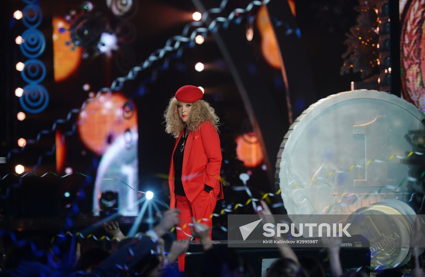 Channel One's New Year show production