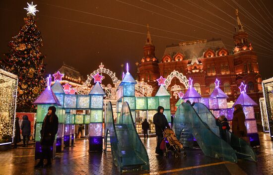 Opening of "The Journey to Christmas" festival in Moscow