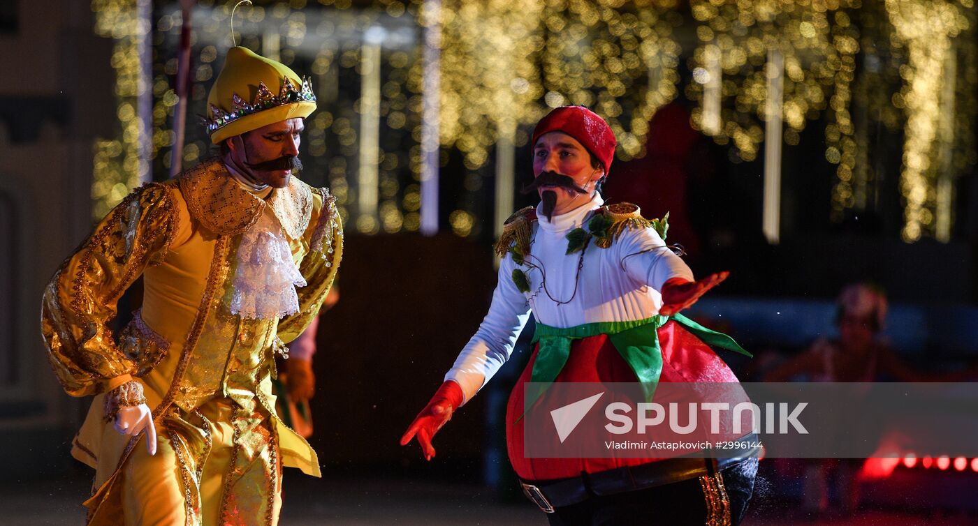 Opening of "The Journey to Christmas" festival in Moscow