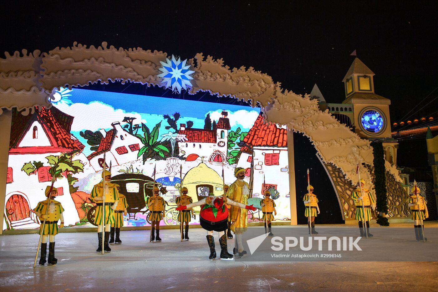 Opening of "The Journey to Christmas" festival in Moscow