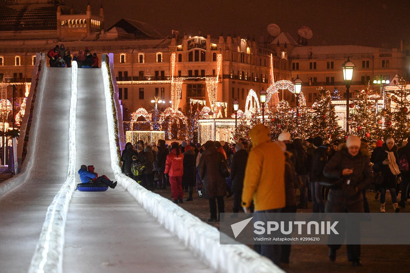 Opening of "The Journey to Christmas" festival in Moscow