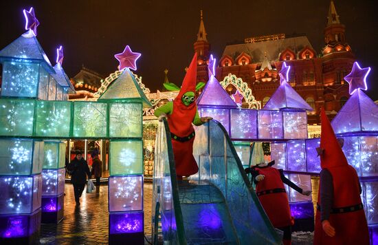 Opening of "The Journey to Christmas" festival in Moscow