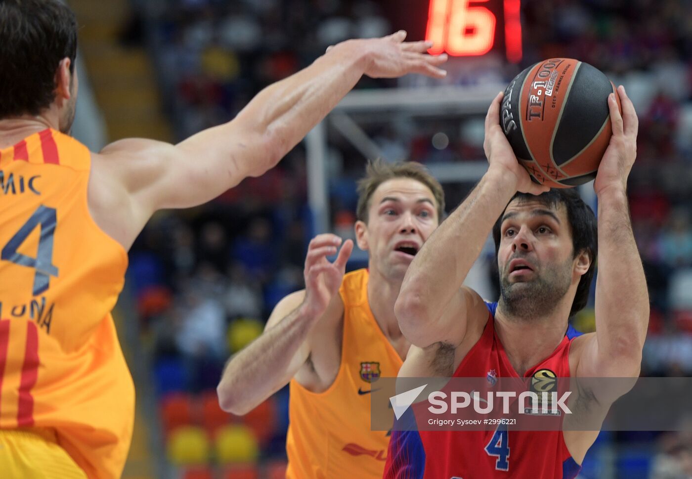 Euroleague Basketball. CSKA vs. Barcelona
