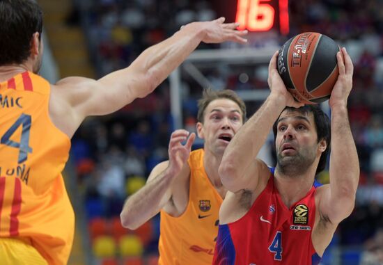 Euroleague Basketball. CSKA vs. Barcelona