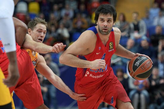 Euroleague Basketball. CSKA vs. Barcelona