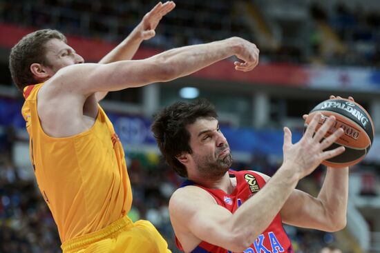 Euroleague Basketball. CSKA vs. Barcelona