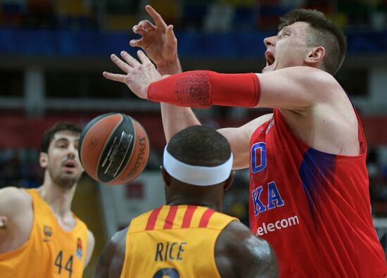 Euroleague Basketball. CSKA vs. Barcelona