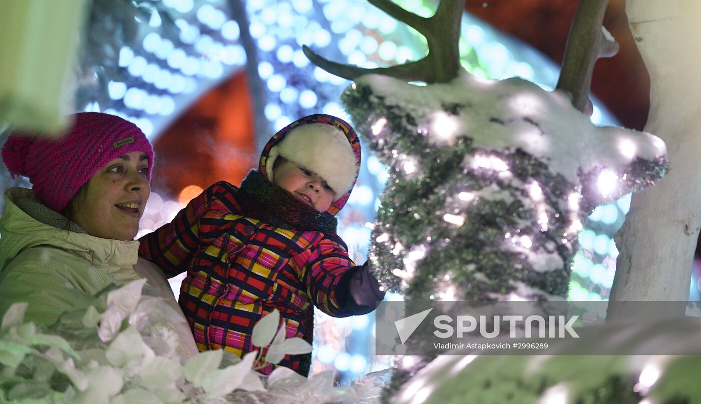 Opening of "The Journey to Christmas" festival in Moscow