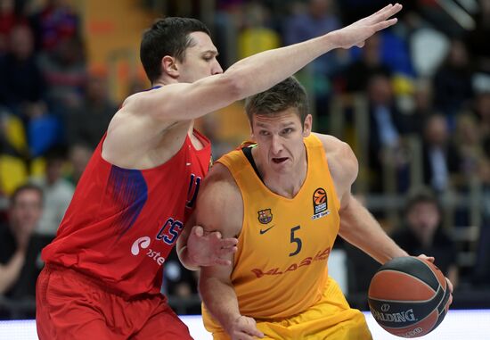 Euroleague Basketball. CSKA vs. Barcelona
