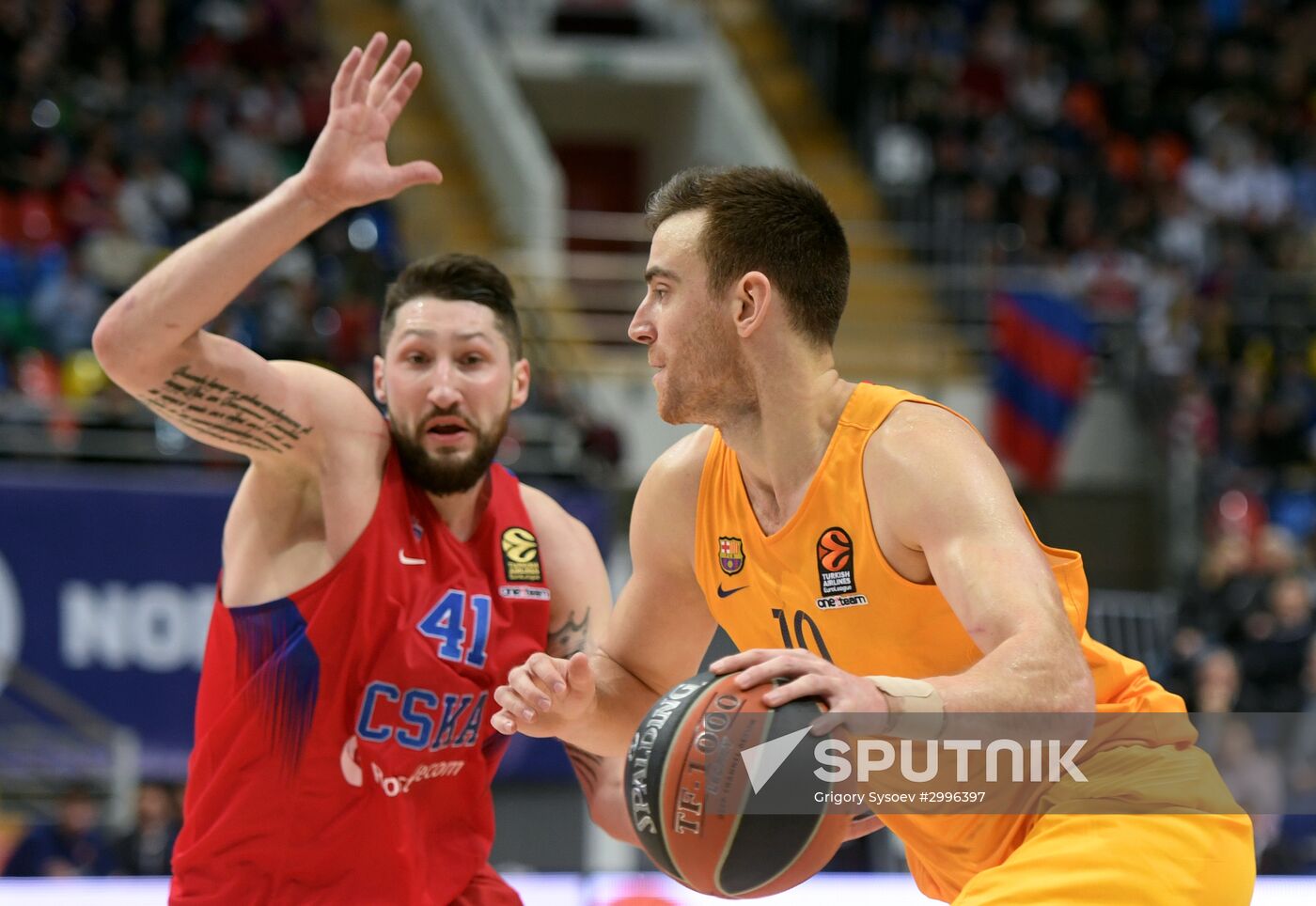 Euroleague Basketball. CSKA vs. Barcelona