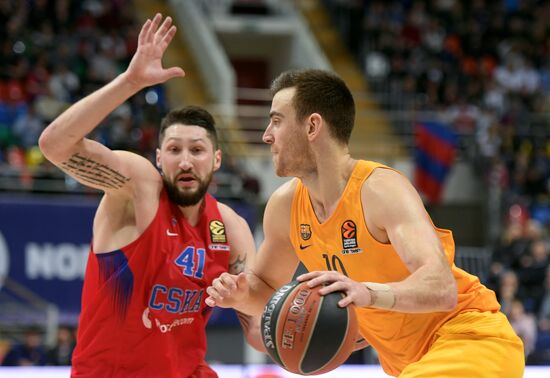 Euroleague Basketball. CSKA vs. Barcelona