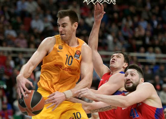Euroleague Basketball. CSKA vs. Barcelona