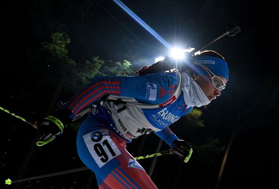 Biathlon. World Cup 3. Women's sprint