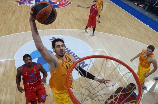 Euroleague Basketball. CSKA vs. Barcelona