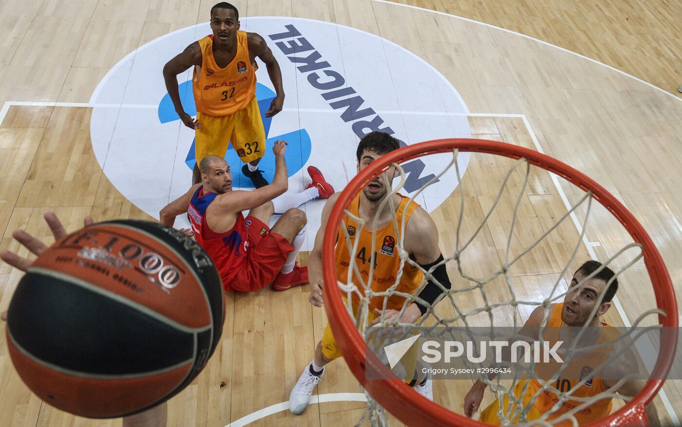 Euroleague Basketball. CSKA vs. Barcelona
