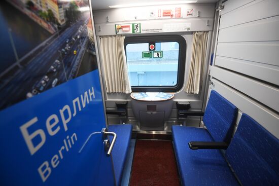 New Swift international train from Moscow to Berlin sets out on maiden voyage