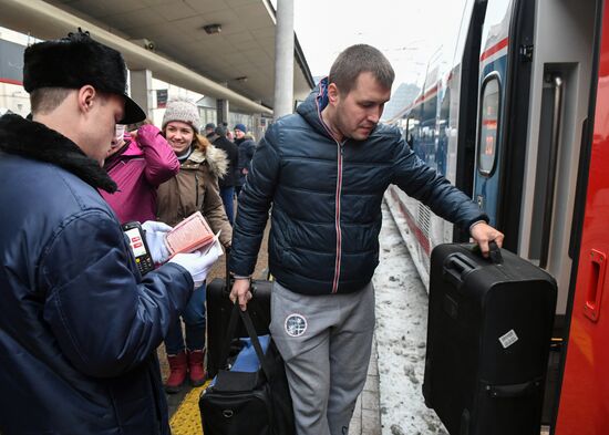 New Swift international train from Moscow to Berlin sets out on maiden voyage