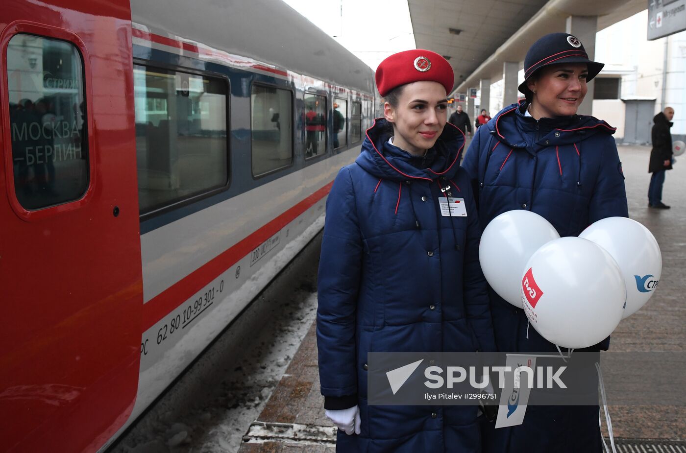New Swift international train from Moscow to Berlin sets out on maiden voyage