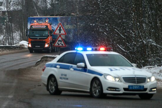 New Year fir tree delivered to Kremlin