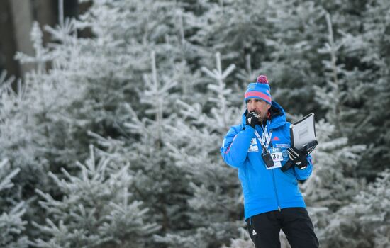 Biathlon. World Cup 3. Women's pursuit race