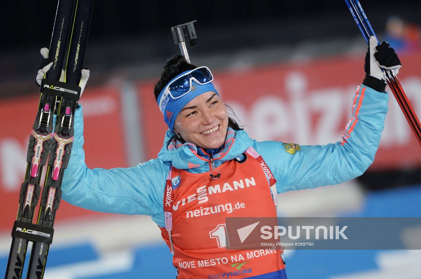 Biathlon. World Cup 3. Women's pursuit race