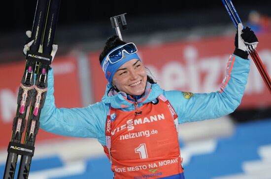 Biathlon. World Cup 3. Women's pursuit race