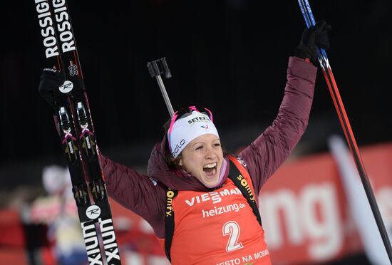 Biathlon. World Cup 3. Women's pursuit race