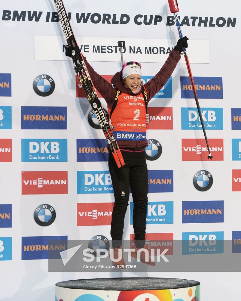 Biathlon. World Cup 3. Women's pursuit race
