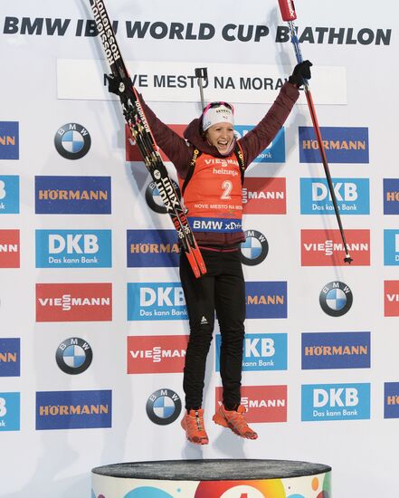Biathlon. World Cup 3. Women's pursuit race