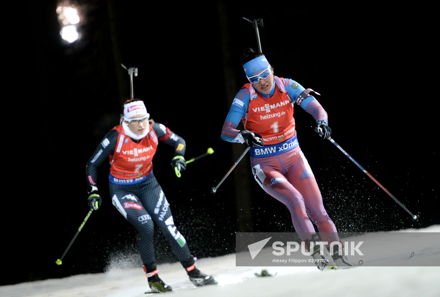 Biathlon. World Cup 3. Women's pursuit race