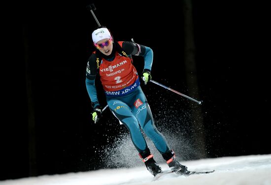 Biathlon. World Cup 3. Women's pursuit race