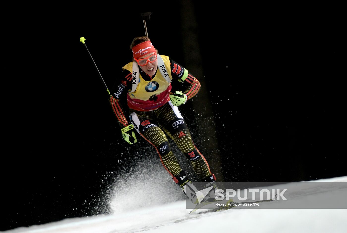 Biathlon. World Cup 3. Women's pursuit race