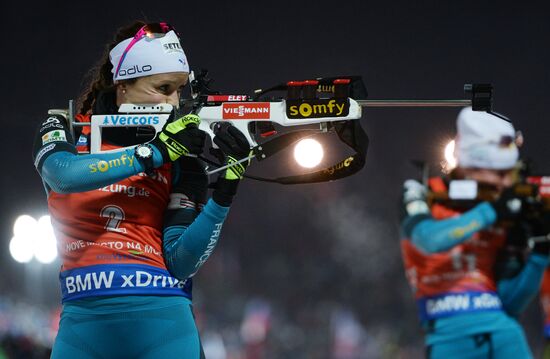 Biathlon. World Cup 3. Women's pursuit race