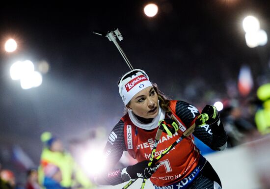 Biathlon. World Cup 3. Women's pursuit race