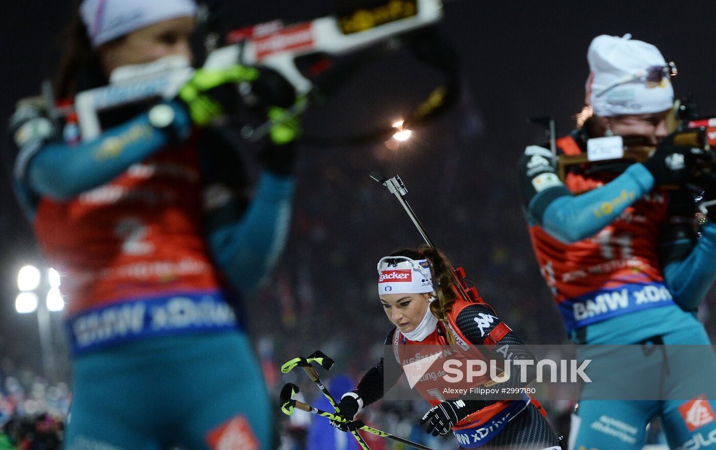 Biathlon. World Cup 3. Women's pursuit race