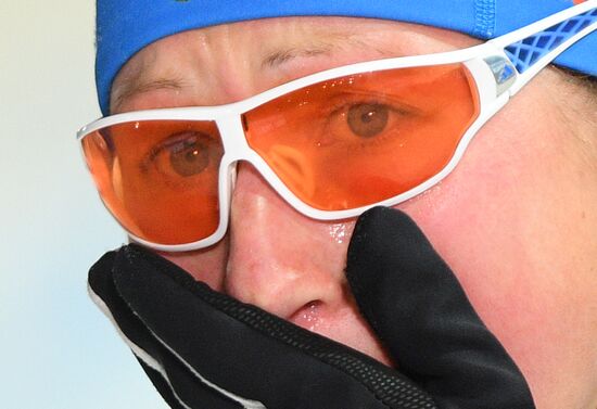 Biathlon. World Cup 3. Women's pursuit race
