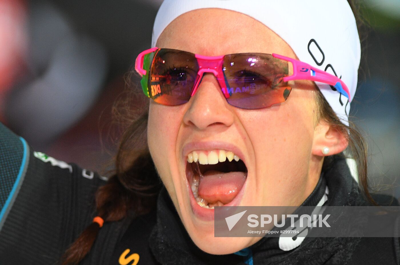 Biathlon. World Cup 3. Women's pursuit race