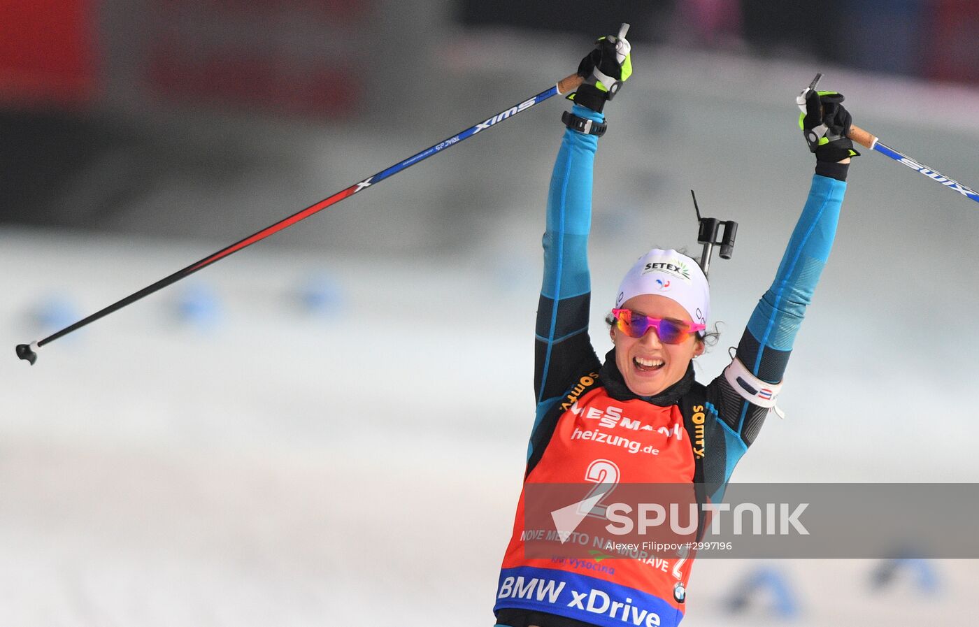 Biathlon. World Cup 3. Women's pursuit race
