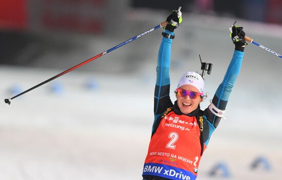 Biathlon. World Cup 3. Women's pursuit race