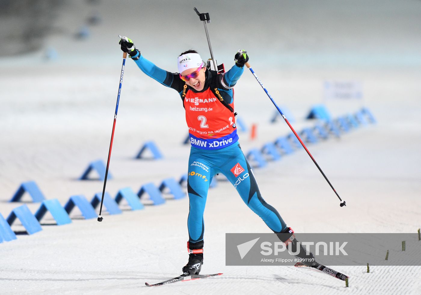 Biathlon. World Cup 3. Women's pursuit race