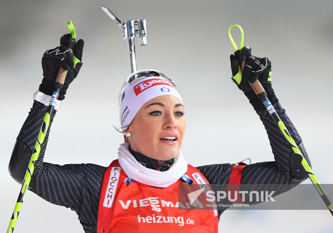 Biathlon. World Cup 3. Women's pursuit race