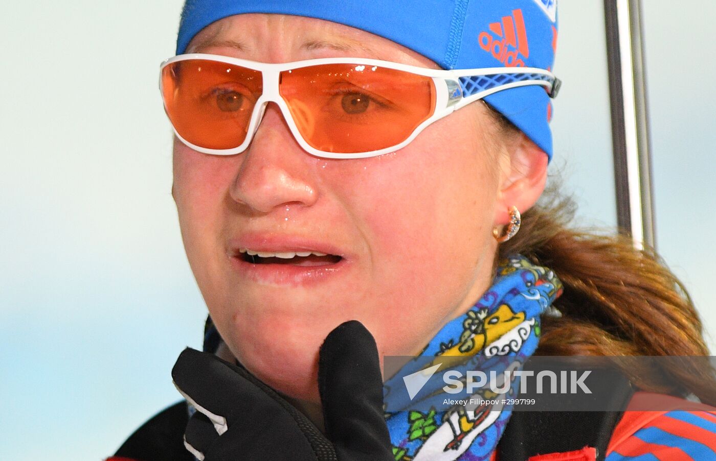 Biathlon. World Cup 3. Women's pursuit race