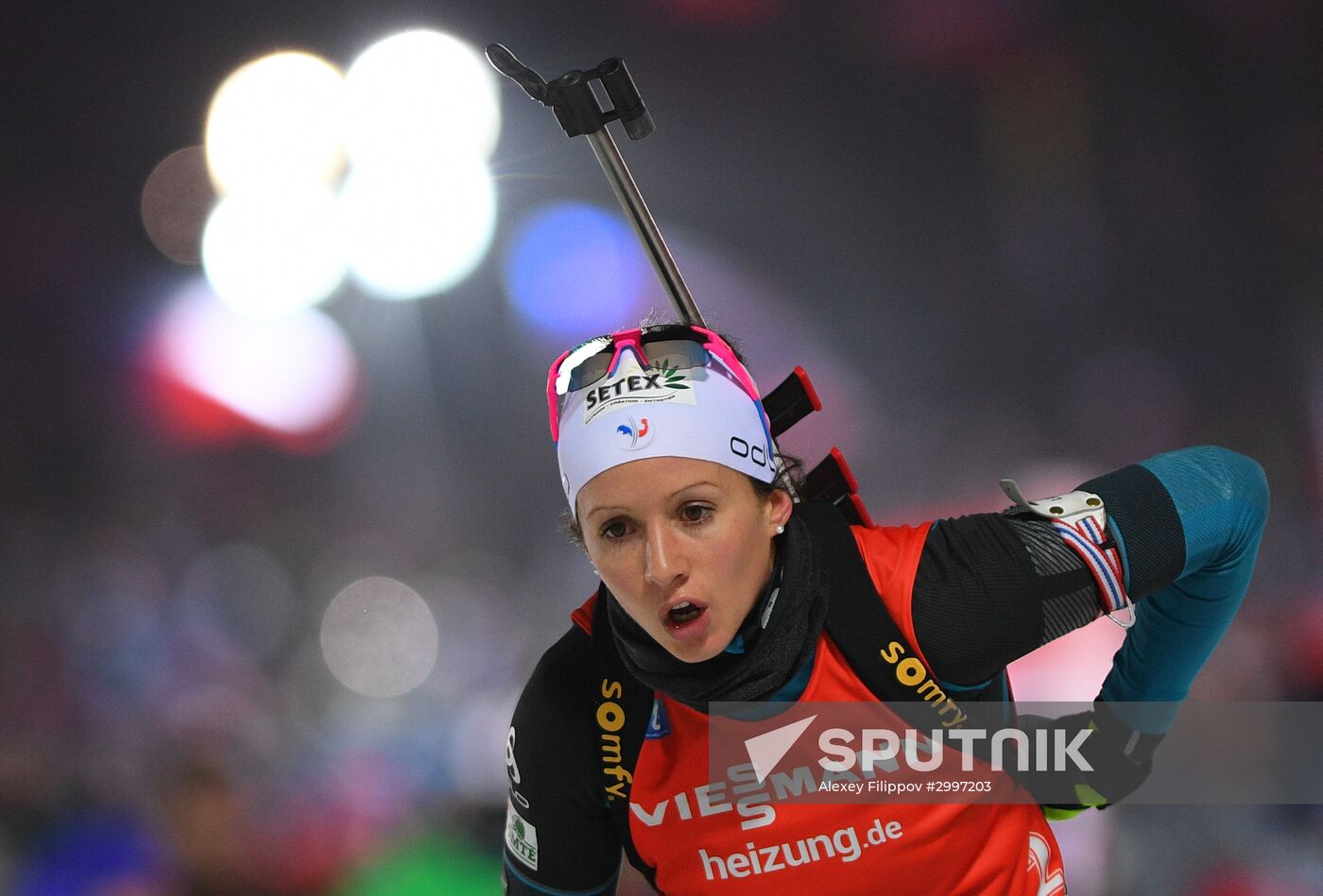 Biathlon. World Cup 3. Women's pursuit race