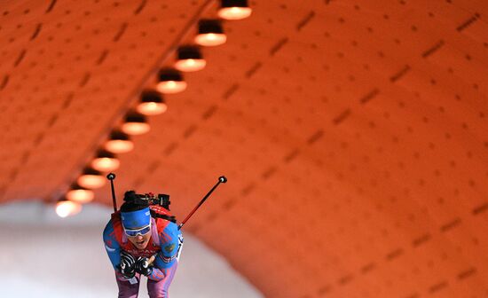 Biathlon. World Cup 3. Women's pursuit race