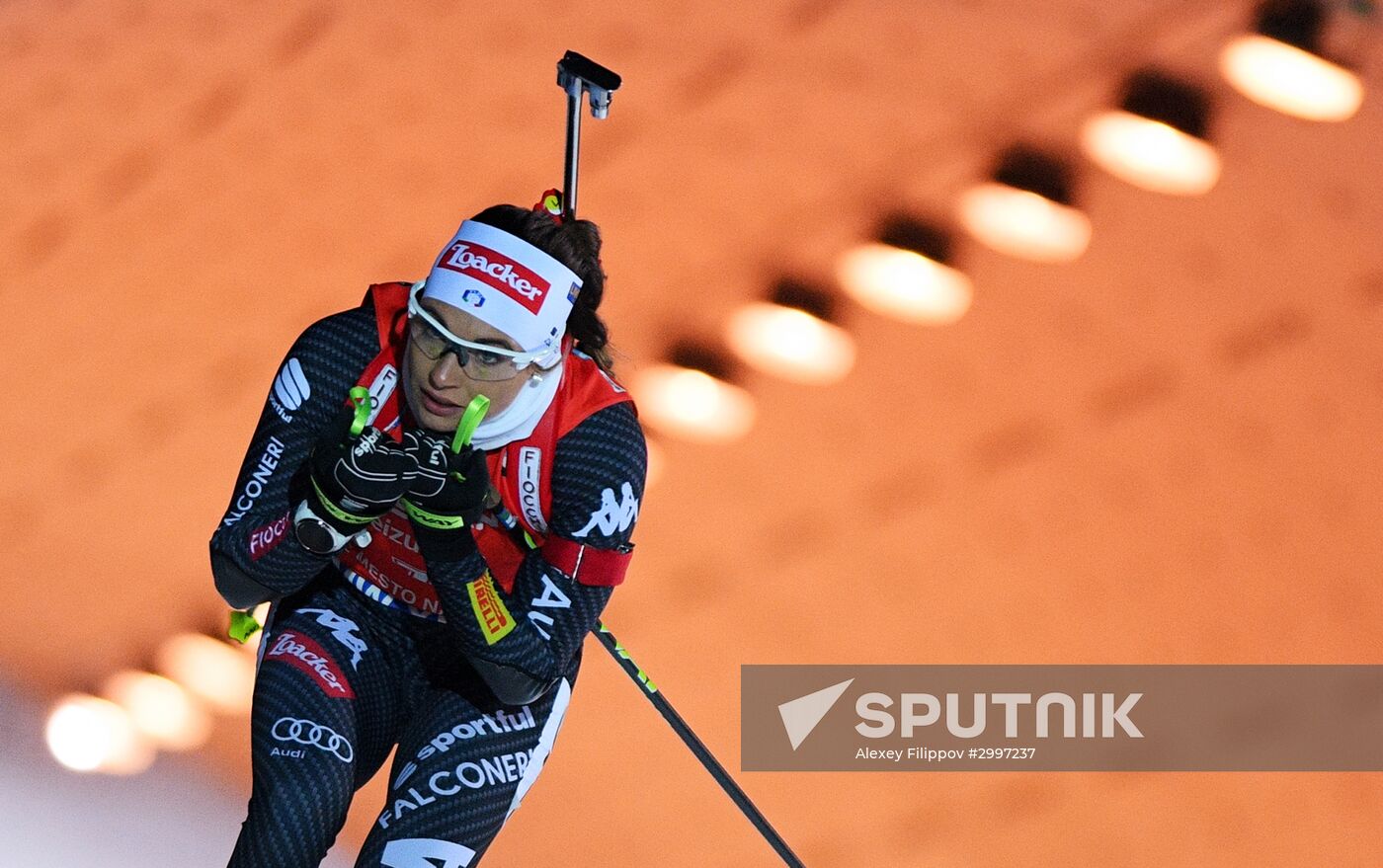 Biathlon. World Cup 3. Women's pursuit race