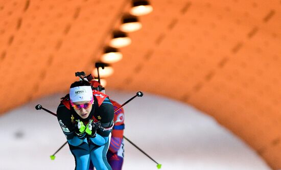 Biathlon. World Cup 3. Women's pursuit race