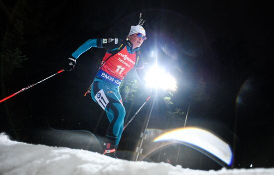 Biathlon. World Cup 3. Women's pursuit race