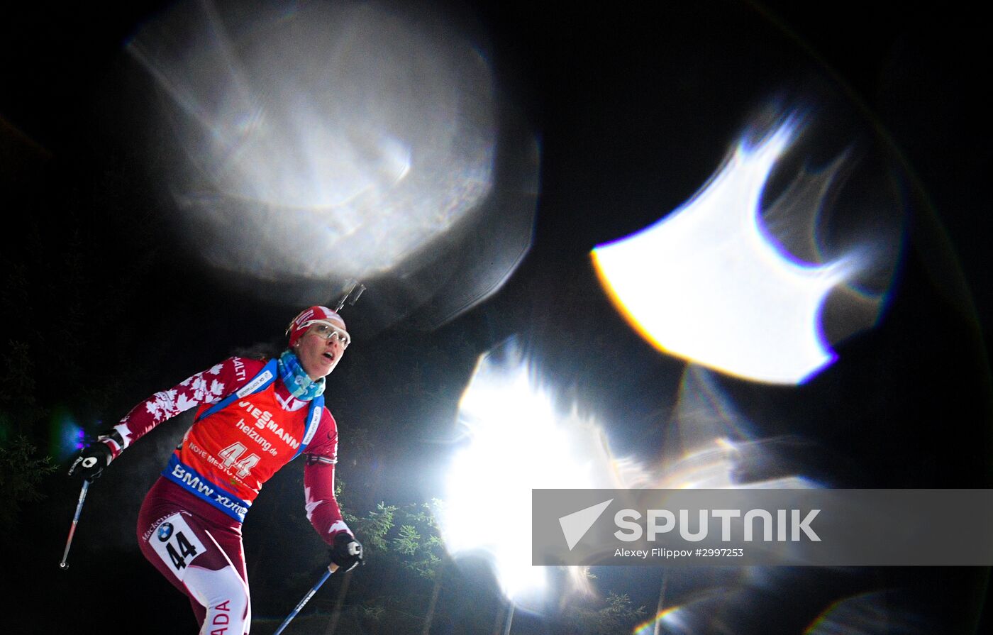 Biathlon. World Cup 3. Women's pursuit race