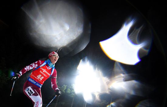 Biathlon. World Cup 3. Women's pursuit race